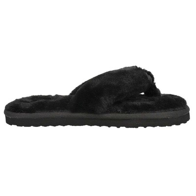 Черные повседневные тапочки Puma Fluff Logo Flip Flop Youth Girls 385350-01