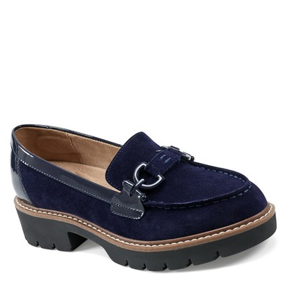 

Женские слипоны Easy Spirit Kinndle 8,5 B(M) США — темно-синий/замша/мульти, Dark blue/suede/multi
