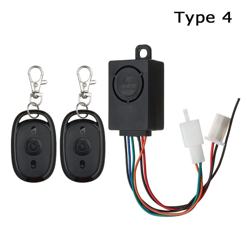 Remote Control E-Bike Alarm System Electric Bicycle Security Motorcycle Scooter