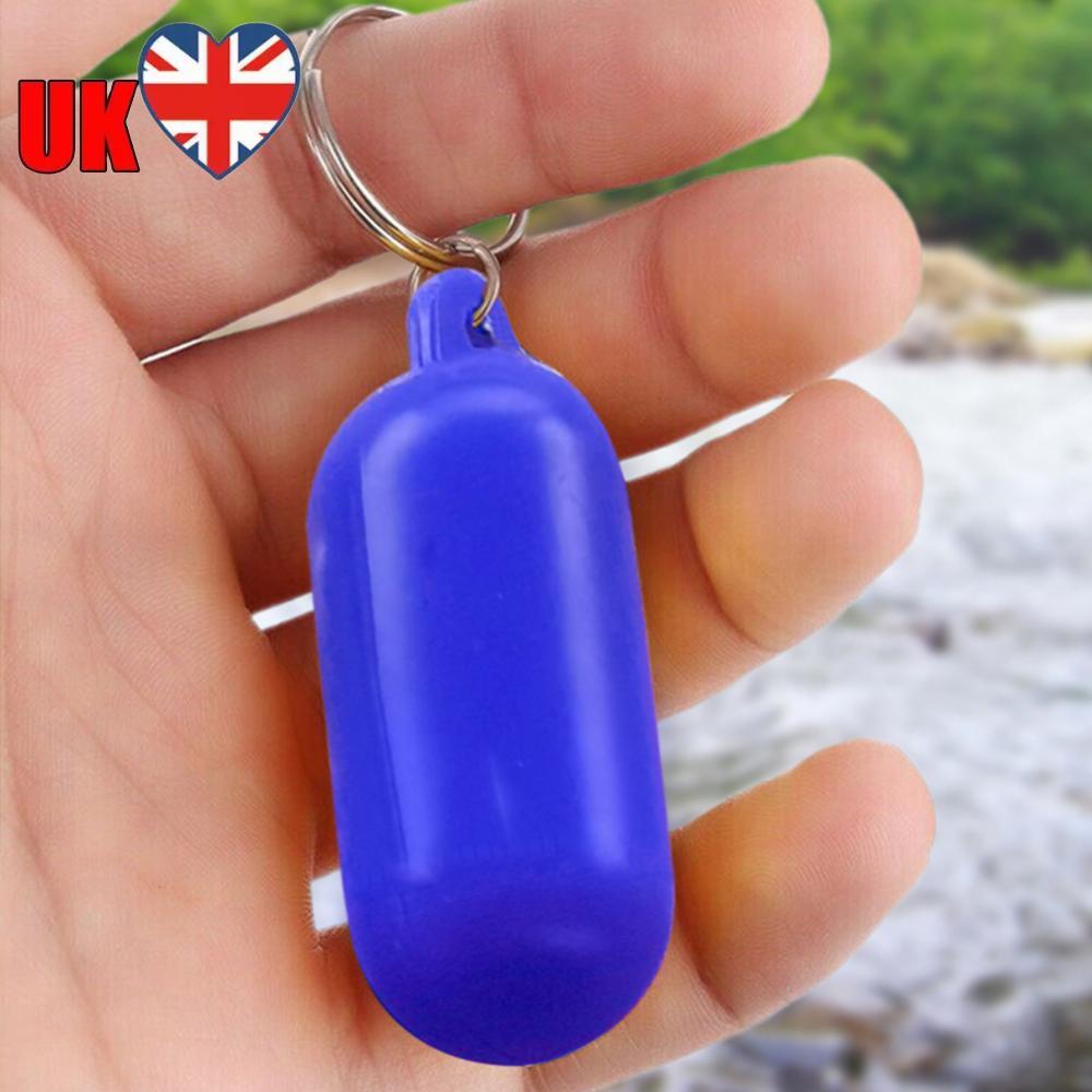 Float Canal Keychain Float Keys Buckle Marine Sailing Rowing Boats Tools (Blue)