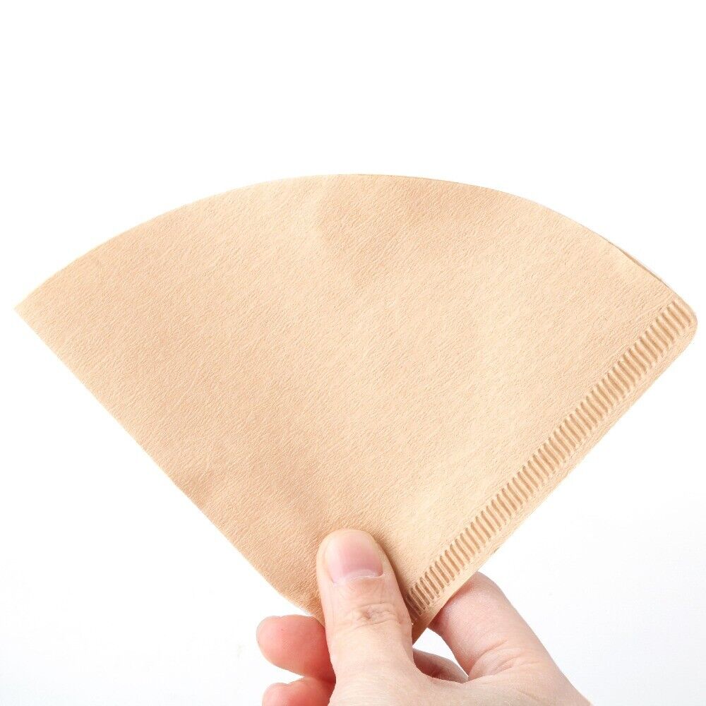 Buy V60 Cone Shaped Paper Coffee Filter Size 02 100 Count For Pour Over Brewer Brown