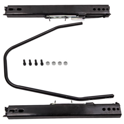 Universal Dual Locking Seat Base Sliders Rail Brackets Bucket Seats Single Steel