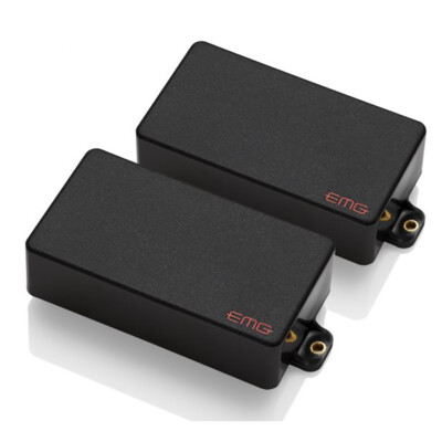 EMG GH Set Gary Holt Signature Active Humbucker Guitar Pickup Set, Black Covers