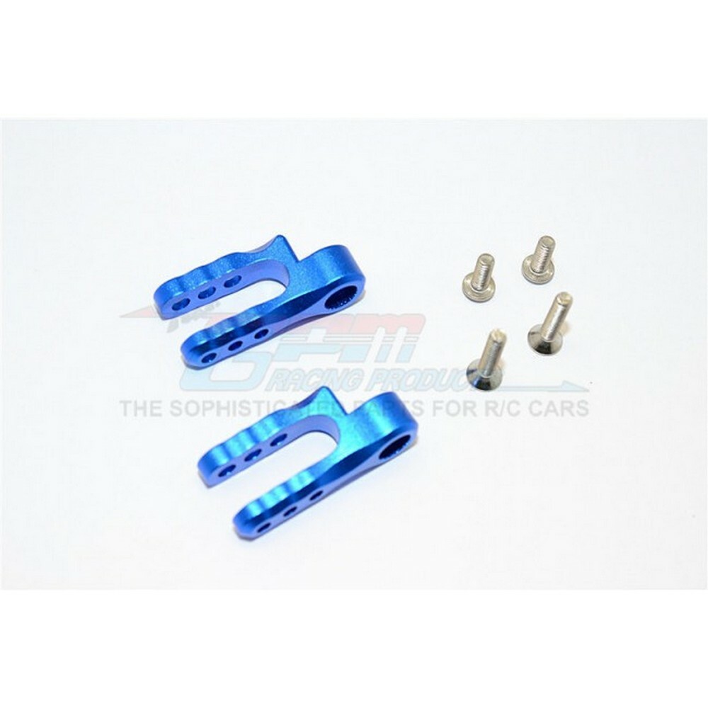 For Traxxas E-Revo 2.0-ALUMINIUM STEERING SERVO HOLDER (25T) - 1PR SET - BLUE