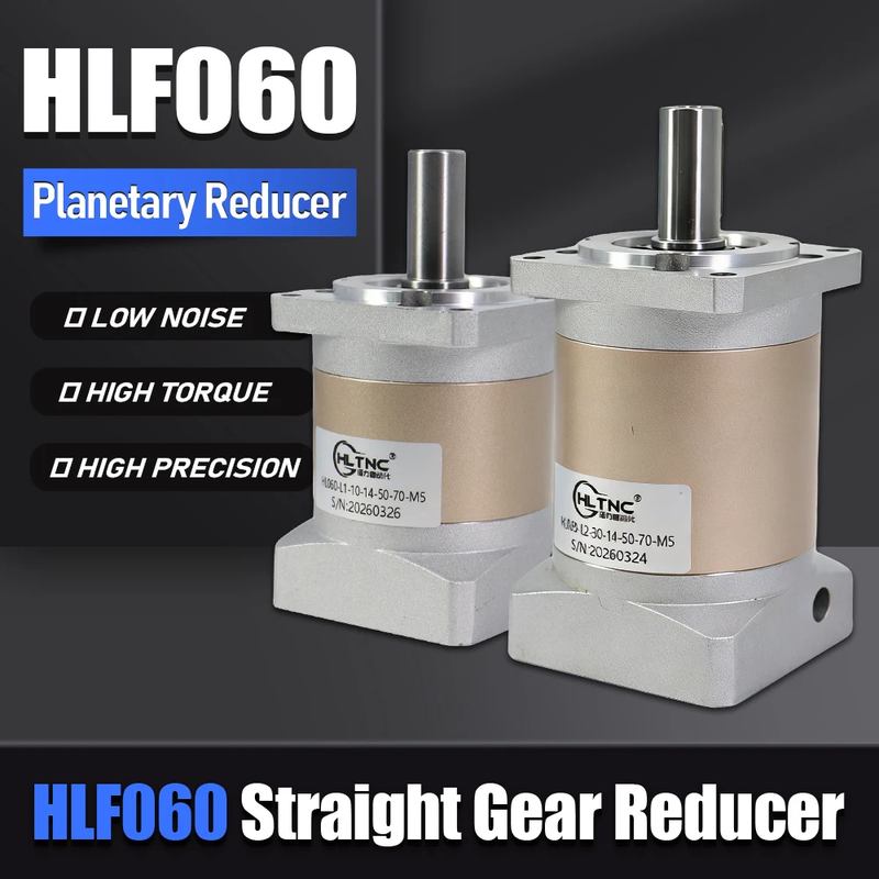 HLF060 Planetary Reducer 7arcmin Planetary Gearbox Ratio 3/4/5/7/10/15/20/25/30/