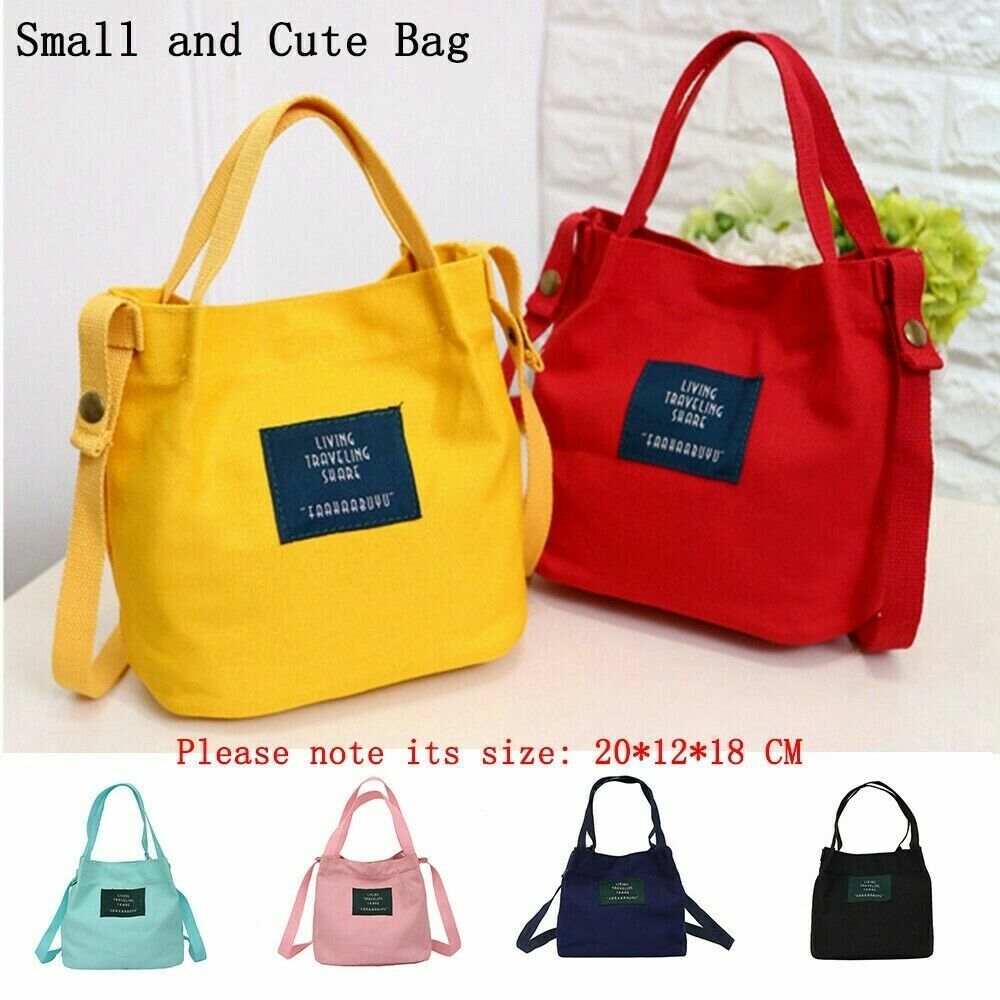 Women Canvas Handbag Crossbody Shoulder Messenger Bag Tote Bags Satchel Chic UK