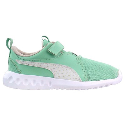 Puma Carson 2 Shineline Slip On Youth Girls Green Sneakers Повседневная обувь 193169-