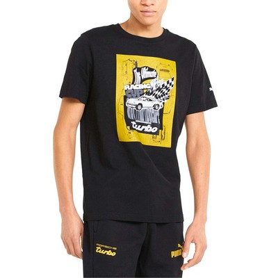 

Мужская черная повседневная футболка Puma Pl с круглым вырезом и коротким рукавом 53378501, Черный, Puma Pl Graphic Crew Neck Short Sleeve T-Shirt