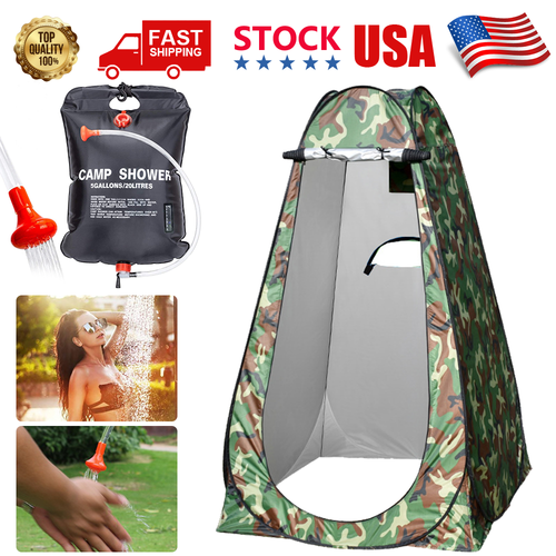 Portable Outdoor Instant Pop Up Tent Privacy Camping Shower Toilet Changing Room