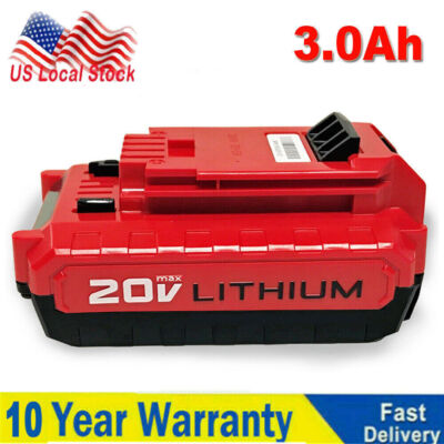 New 8.0Ah 20 Volt Lithium-Ion Battery for PORTER CABLE 20V Max PCC680L PCC685L
