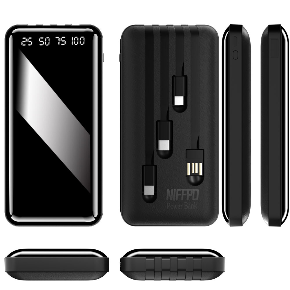 4 USB 1000000mAh Backup Power Bank External Battery Pack Charger for Cell Phone