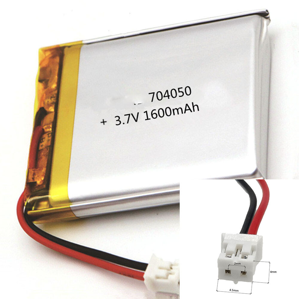 Rechargeable 3.7V 1600mAh 704050 Li-ion Polymer Ion Battery 