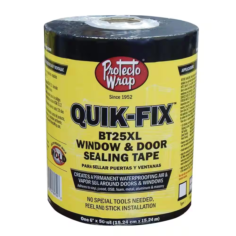 Window Door Flashing Self Sealing Flash Tape Waterproof Air Moisture Barrier