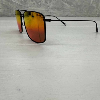 Pre-owned Maui Jim Polarized Sunglasses  Aeko Mj886-02 55 16 140 Mat Black Hawaii Lava Lens