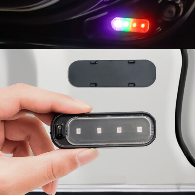 Car Door Welcome Light LED Sensing USB Anti-collision Emergency Signal Lamp