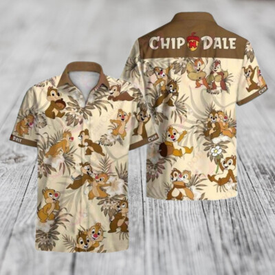 Chip And Dale 3D HAWAII SHIRT Halloween Gift Christmas Gift Best Price