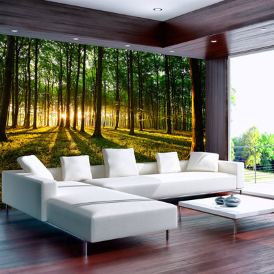 FOREST NATURE Photo Wallpaper Non-woven (fleece)/Self-adhesive Foil c-B-0027-a-b