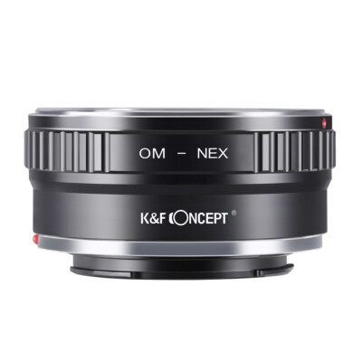 KF Concept Adapter for Olympus OM Mount Lens to Sony E NEX Camera NEX-6 A9 A3000