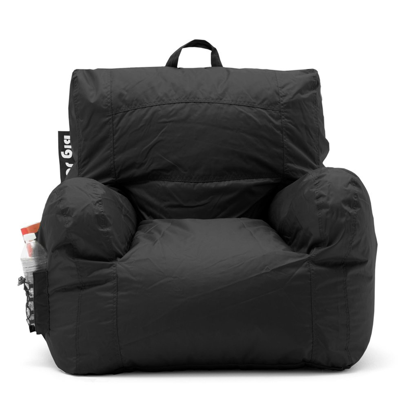 Big Joe Dorm Bean Bag Chair, Kids/Teens, Smartmax 3Ft, Black
