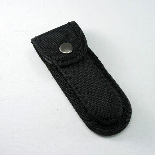 4Pcs/set Hard Boxed Reinforced Nylon Belt Sheath for 5" Folding Knife Black USA