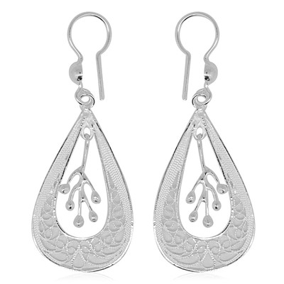 NIB $69.99 925 Bali Sterling Silver Drop Dangle Earrings (4.260 g)   Y-19