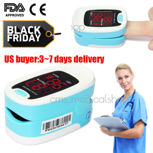 Medical Heart Pulse Blood Oxygen Level Fingertip Monitor Spo2 PR Finger Oximeter