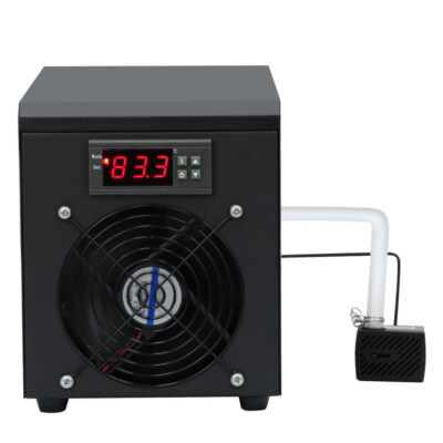 60L Aquarium Water Chiller Cooling System Fish Shrimp Tank Cooler Heater + Pump