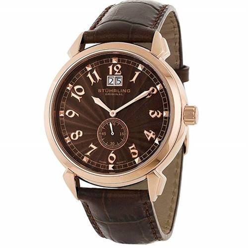 Швейцарские кварцевые часы Stuhrling 50D 3345K59 Мужские Eternal Sunrise II