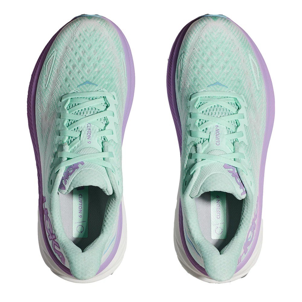 Pre-owned Hoka Women's  Clifton 9 | Ocean Lilac | Various Wide Sizes | Brand With Box In Purple