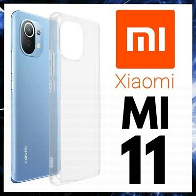 COVER TRASPARENTE PER XIAOMI MI 11 CUSTODIA MORBIDA SILICONE TPU ULTRA SLIM MI11