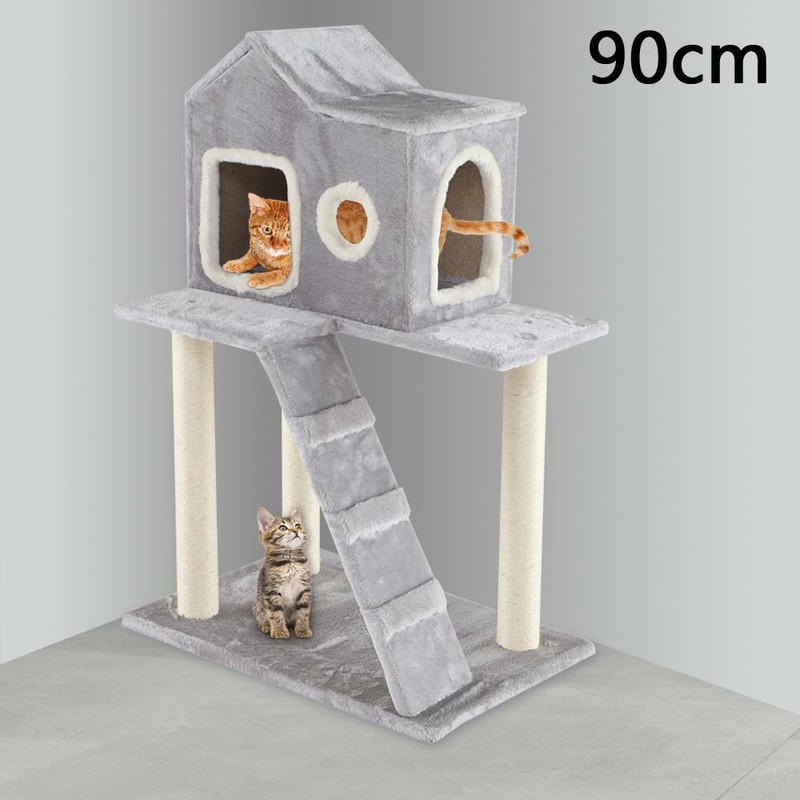 90cm Cat Tree Scratching Post Scratcher Kitten Climbing