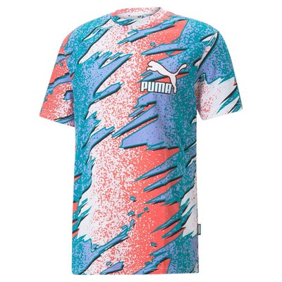

Мужская футболка Puma Fandom Graphics с коротким рукавом и круглым вырезом, синие повседневные топы 537146, Синий, Puma Fandom Graphics Crew Neck Short Sleeve T-Shirt