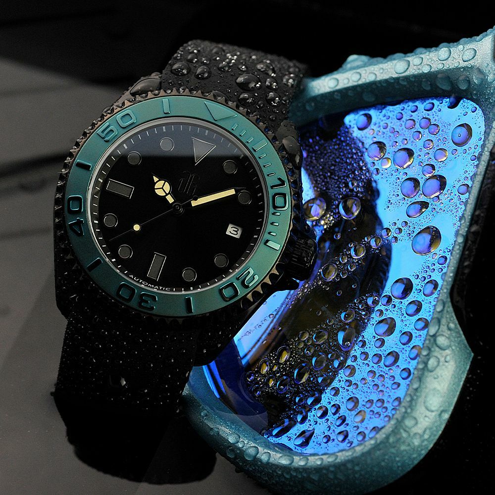 Pre-owned The Forrest Grunt Stealth - Ag Collective Special Custom Watch 9040 Bkym-bk-m1