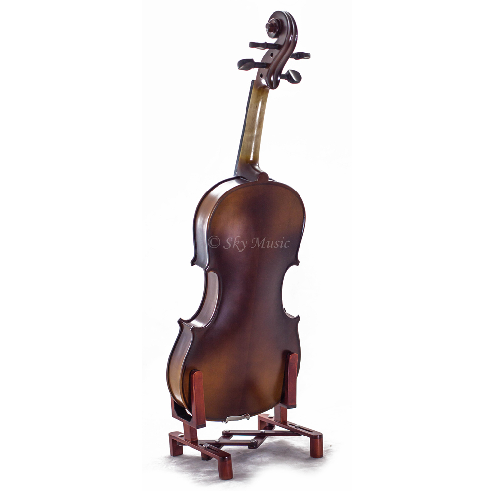 Solid Maple Spruce Wood Fiddle Violin 4/4 Full Size w Case Bow Rosin