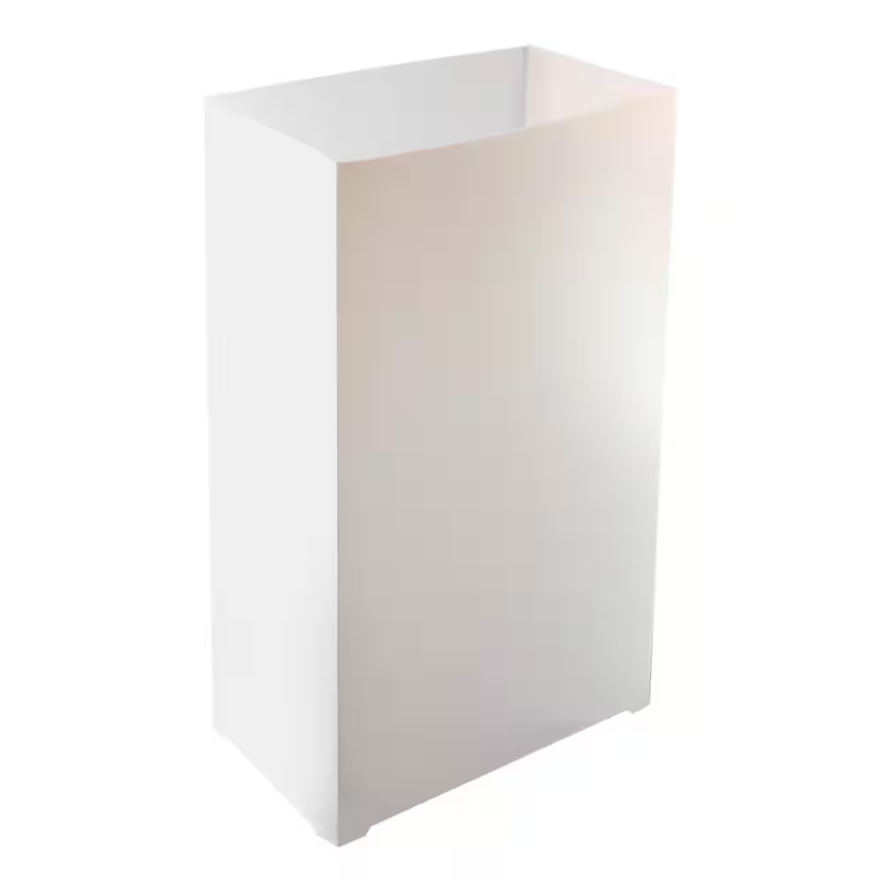 Luminaria Lantern Bags 10 Pack Plastic Outdoor Walkway Path Luminary Decorations