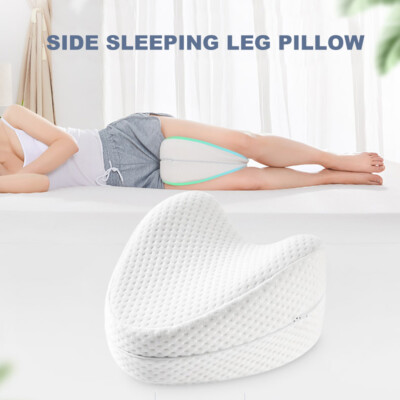 Bedding Knee Pillow Memory Foam Leg Cushion for Side Sleepers Pregnancy Comfort