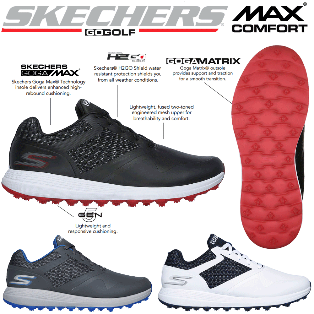 skechers goga max golf shoes