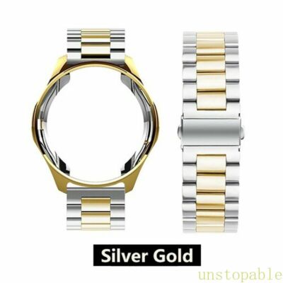 For Samsung Galaxy Watch 46mm (1st Gen) Metal Watch Band + TPU Case SM-R800 R805