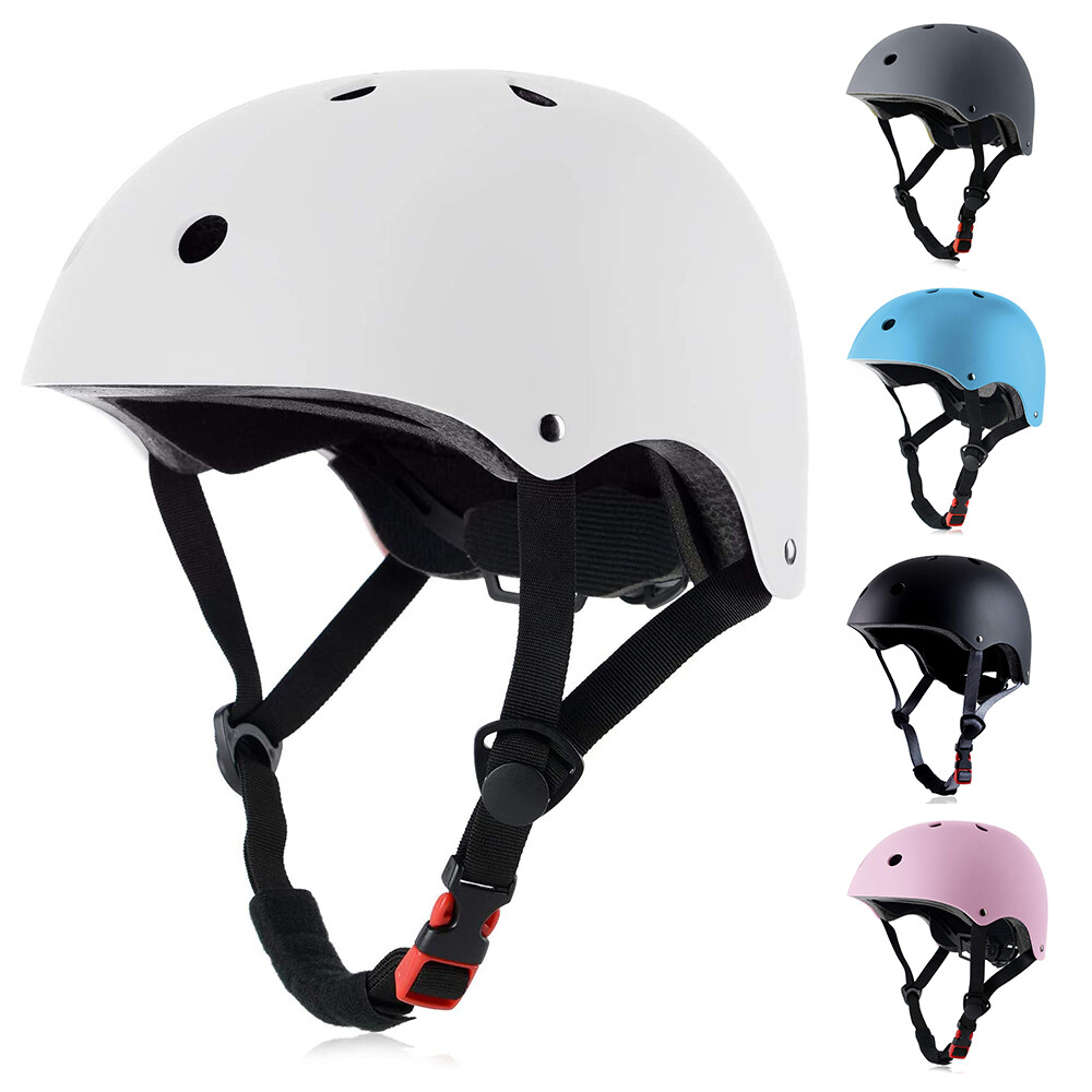Adjustable Bike Helmet Multi-Sport Scooter Helmets w/ Carryi