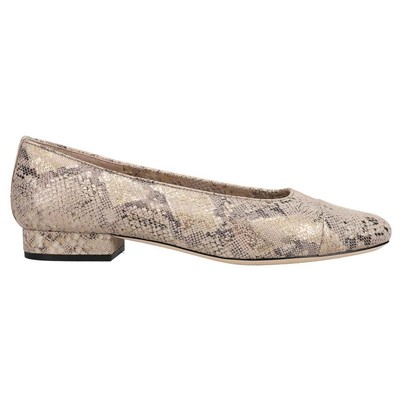 VANELi Fc313 Metallic Snake Ballet Women Gold Flat Туфли на плоской подошве Повседневная 308876