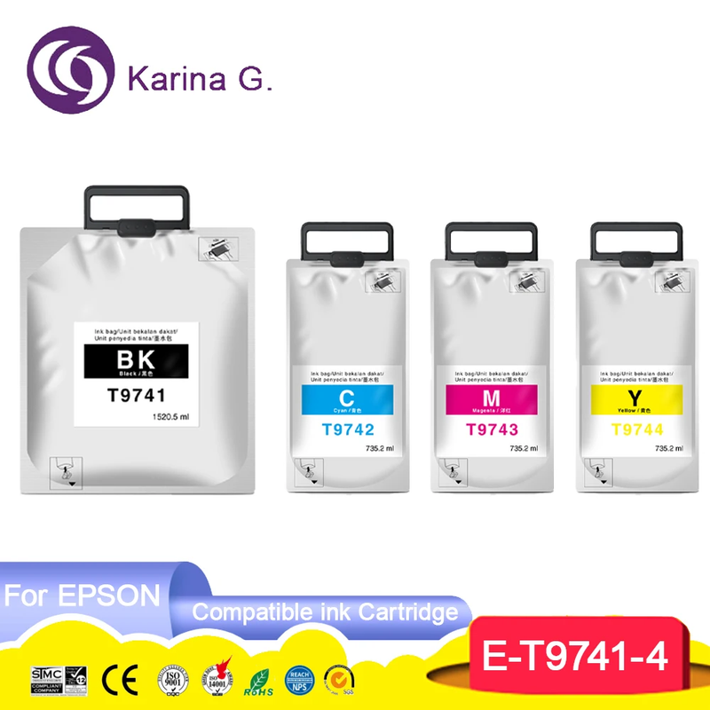 For C869 T974 T9741 T9742 T9743 T9744 Premium Color Compatible Ink Bag Cartridg
