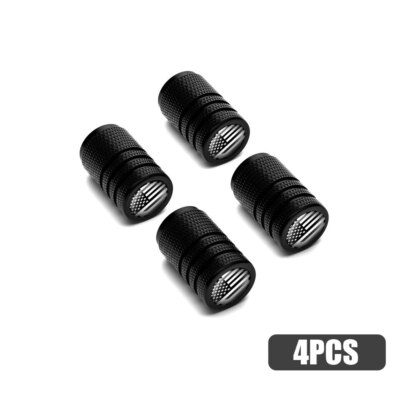 4pcs American Flag Tire Valve Stem Caps Set Auto Tire Wheel Stem Air Valve Caps