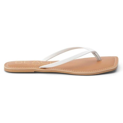 

BEACH by Matisse Bungalow Flip Flop Женские белые повседневные сандалии BUNGALOW-100, Белый, BEACH by Matisse Bungalow Flip Flop