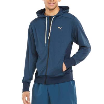 

Puma 521019-65 Mens Studio Yogini Jacket Casual - Синий, Puma Studio Yogini Jacket