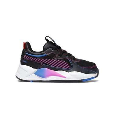 Puma RsX Cosmic Girl Lace Up  Youth Girls Black Sneakers Casual Shoes 39549701