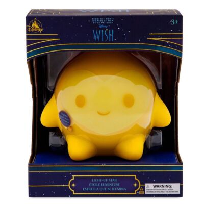 Disney Wish Star Light-Up Figure Warm Glow with Sounds Novelty Night Lights