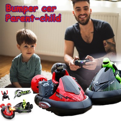 High Speed Set of 2 Bumper Stunt Battle RC Cars Kid Remote Control Toys VS Model