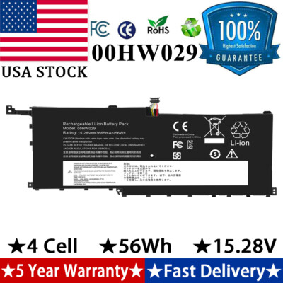 Battery for Lenovo Thinkpad X1 Carbon 4th Gen X1 Yoga 1st 2nd Gen Serie 00HW029