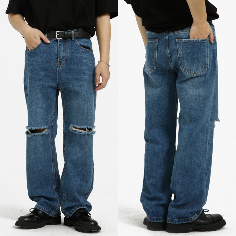 【BAON】Renter Belt Denim Wide Pants 3.1 Phillip Lim Denim Wide Leg Belted Jean in Malibu Blue