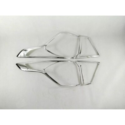 ABS Chrome Rear Tail Light Lamp Frame Trim Fit For For* Kuga Escape 2017~2019